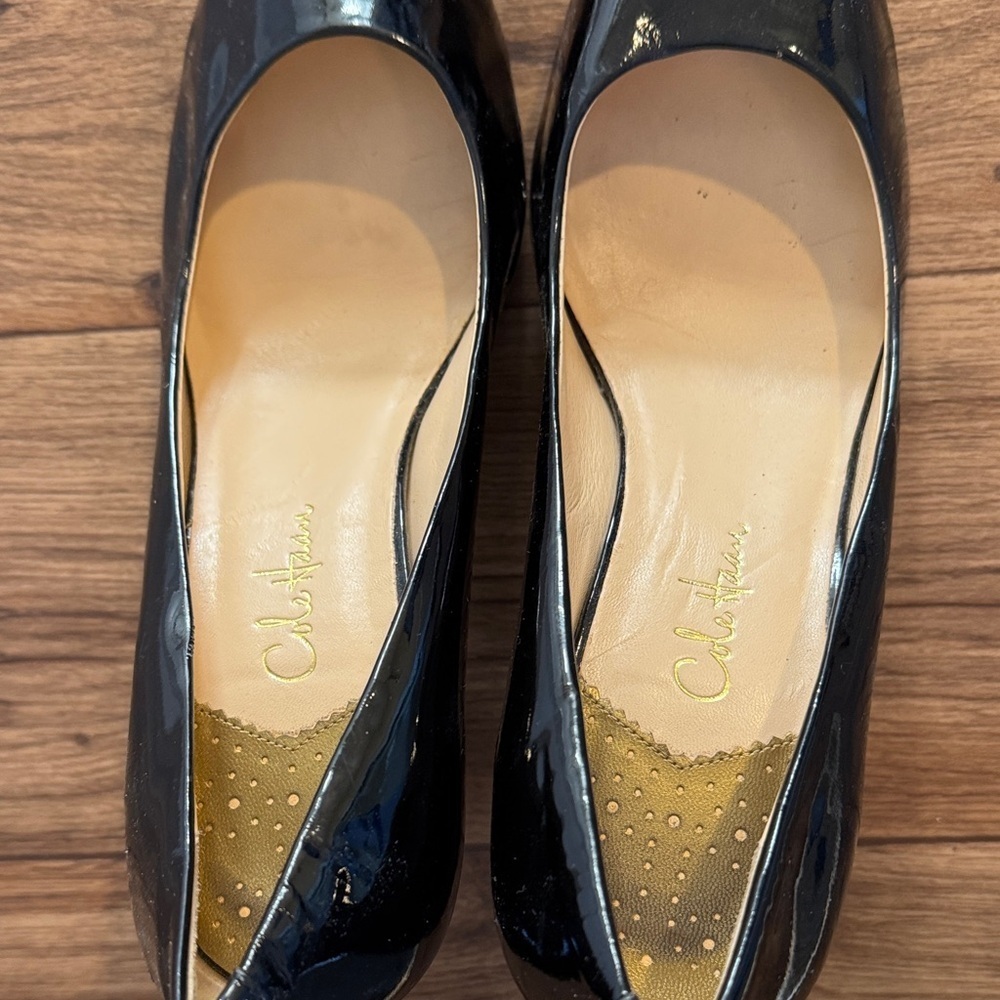 Cole Haan Black Patent Leather Heels - Picture 4 of 5